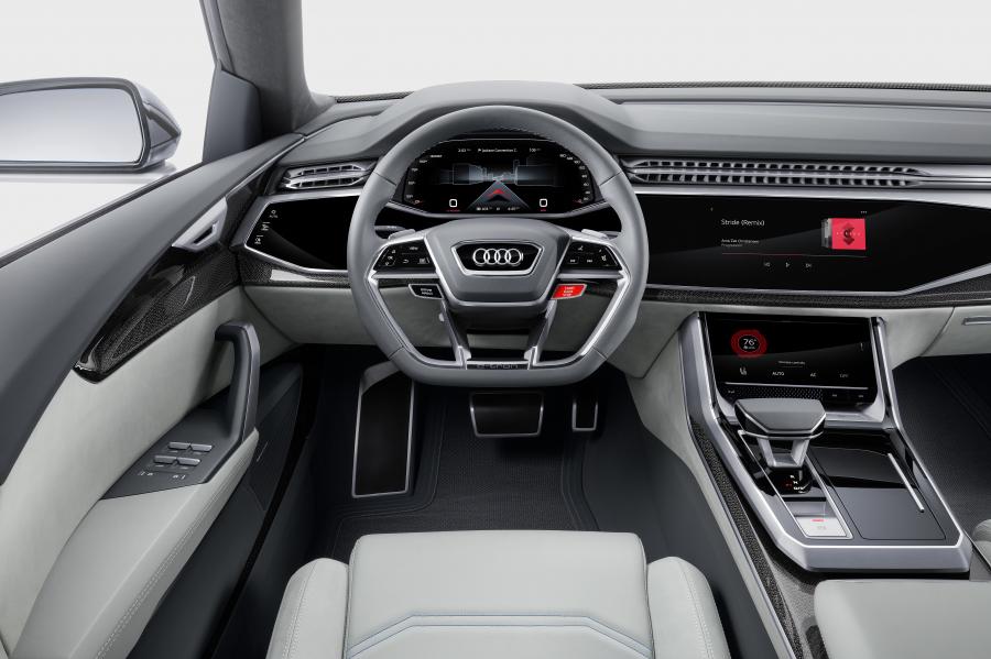 Интерьер Audi Q8 Concept 2017 года  (фото 22 из 46)